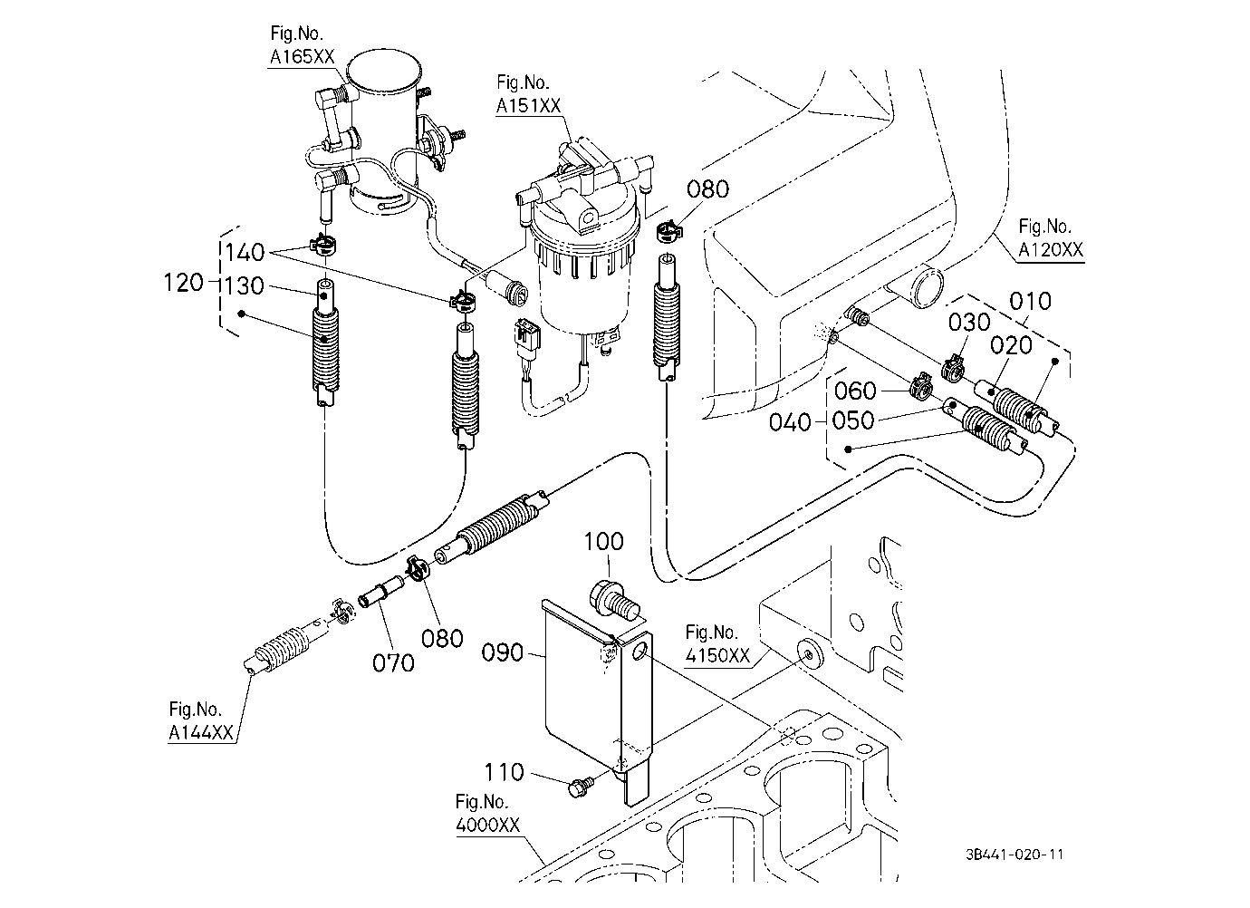 Fuel Pipe (Fuel Pump/Separator)
