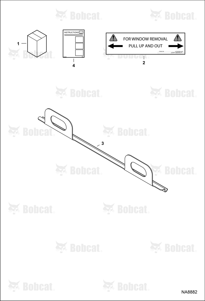 CAB Windows (Rear Window Removal Kit) (Standard)