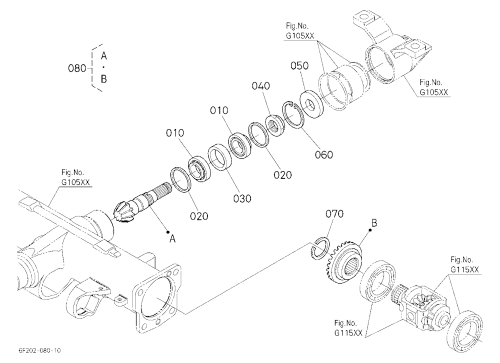 Bevel Gear Shaft (Front)