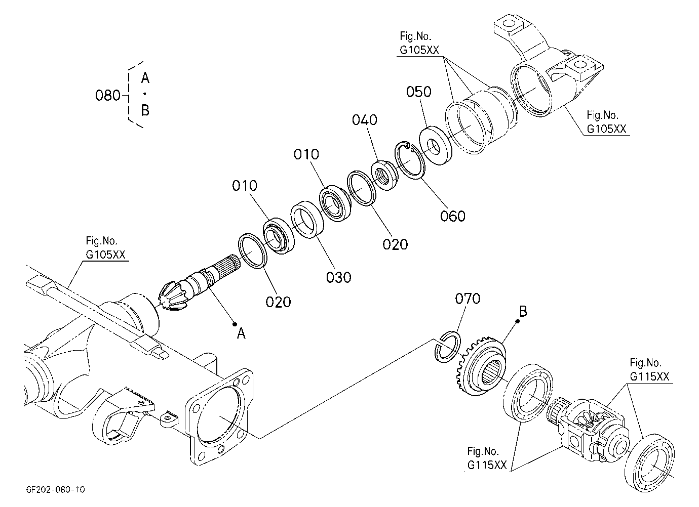 Bevel Gear Shaft (Front)