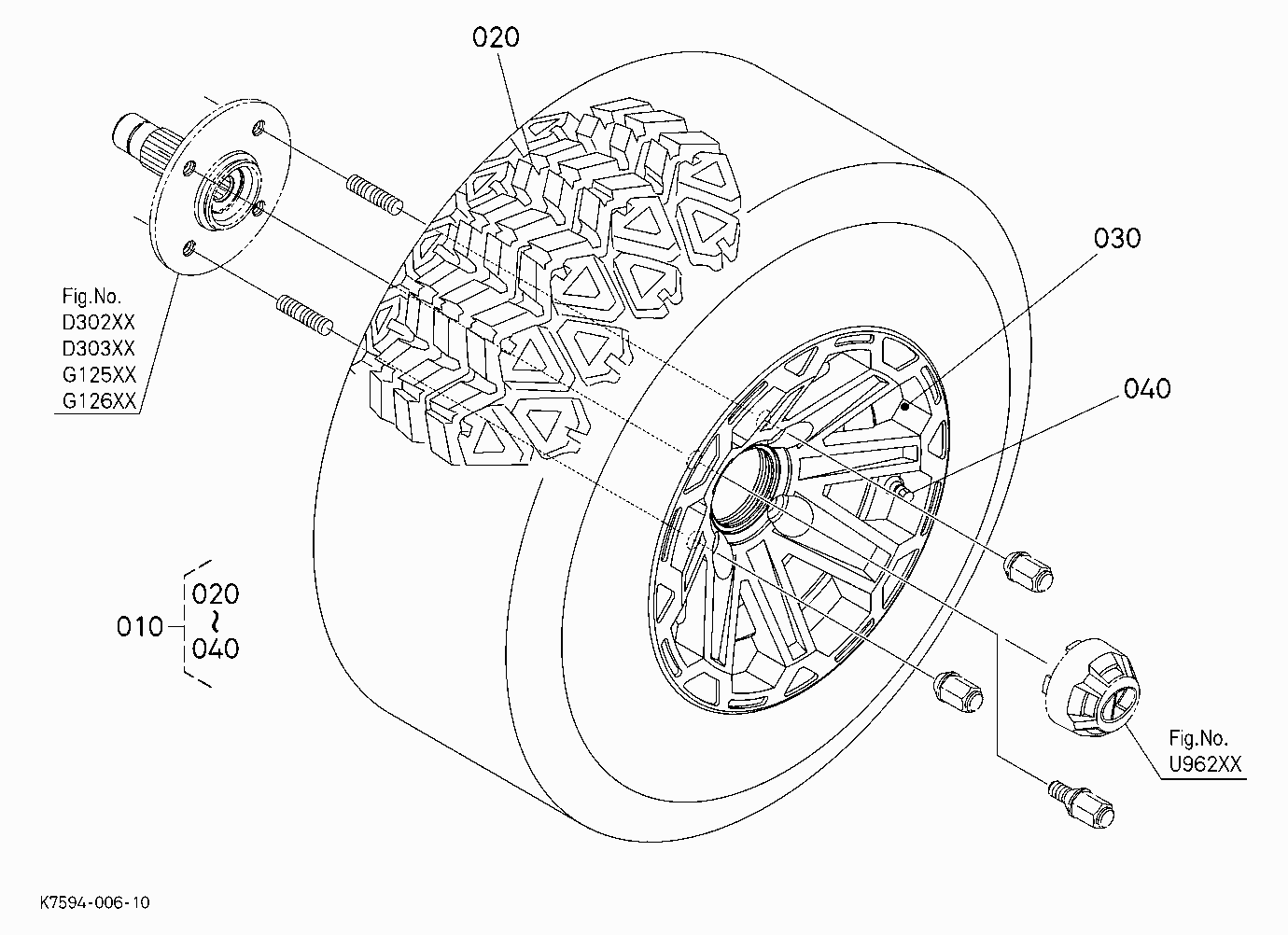 ALUMINUM ALLOY WHEEL KIT (W/G. No. V5213) [OPTION]