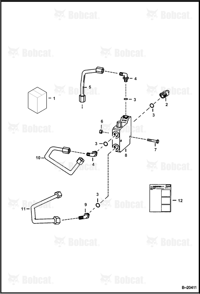 Bucket Positioning Valve Kit