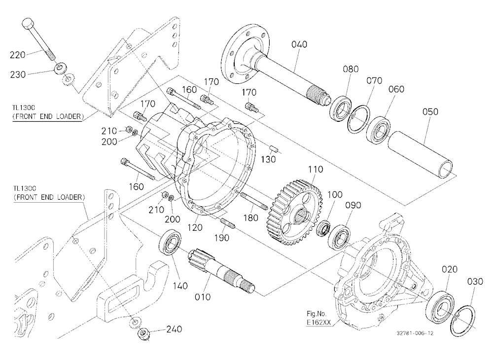 Rear Axle Rh