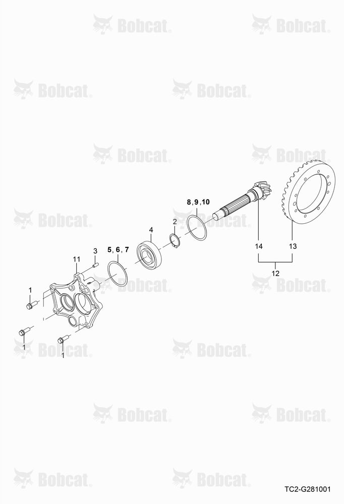 Spiral Bevel Pinion Shaft Group
