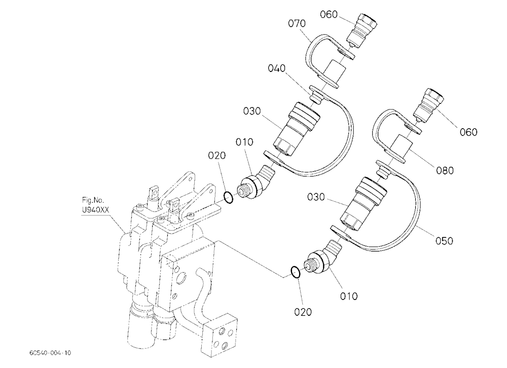 Auxiliary Control Valve Coupler (2Nd)(W/G No.B1655