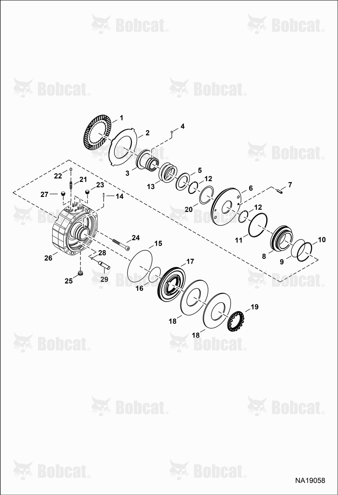 Front Axle (Brakes)  B3YH13475 & Above