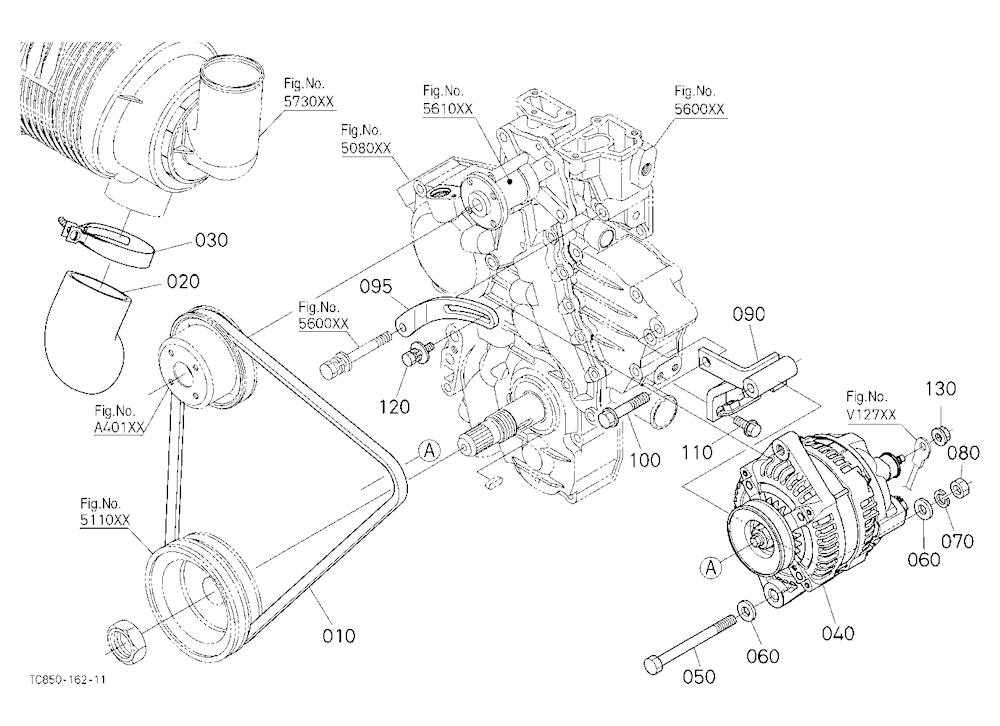 Alternator Kit (Alternator) (W/G No.Mx6802) [Optio