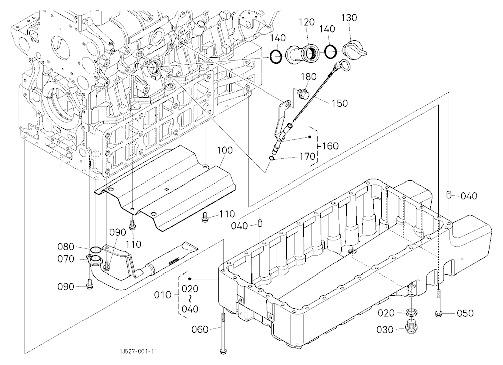 Oil Pan [W/O Pneumatic Traler Brake]