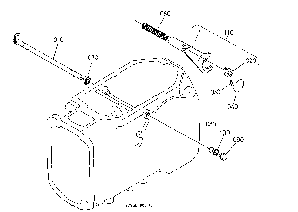 Rear Differential Lock Shift Fork