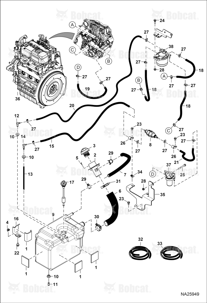 Engine & Attaching Parts (Fuel System)