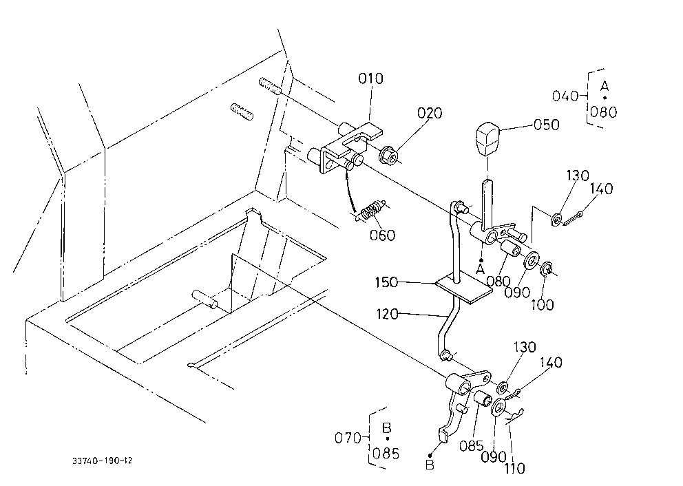 Pto Clutch Lever