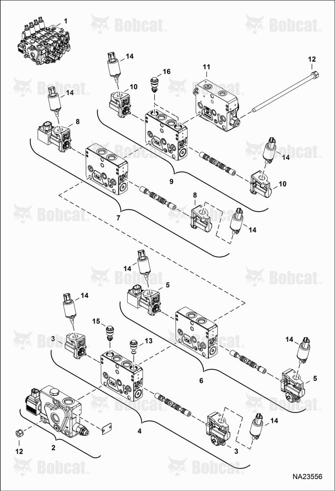 Control Valve (Main) (Man Platform Ready Machines)