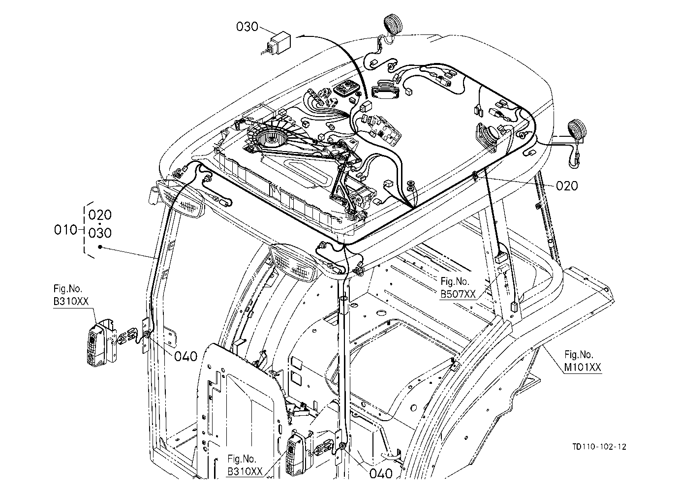 Electrical Wiring (Cab) [A]