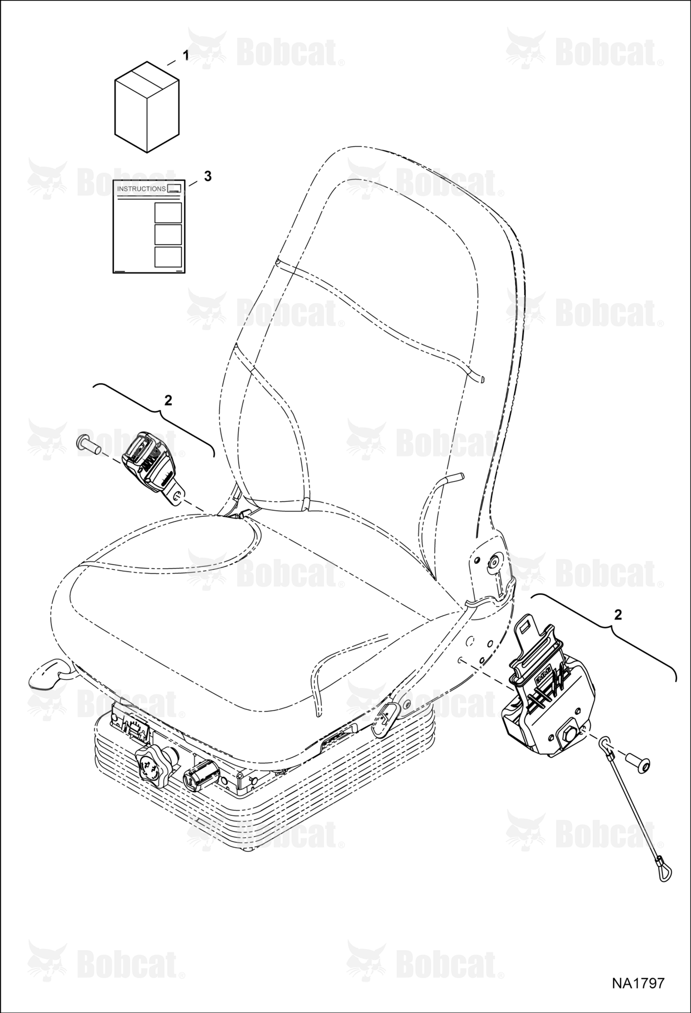 Seat Belt Kit (3 Inch)