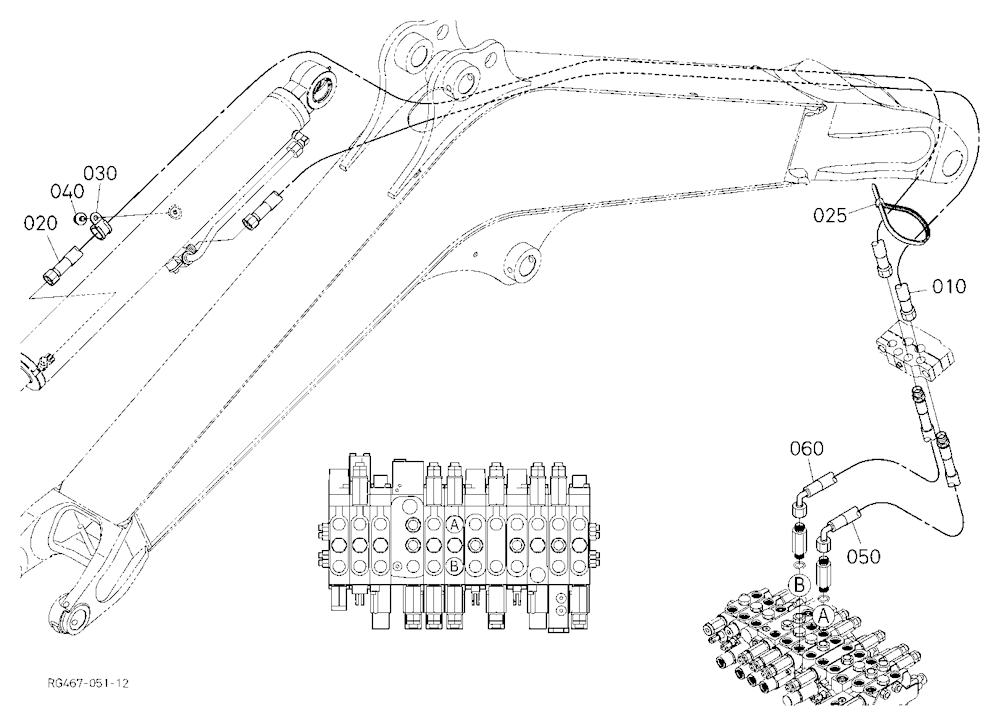 Oil Piping (Arm)