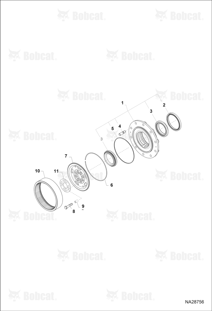 Rear Axle (Wheel Hub)