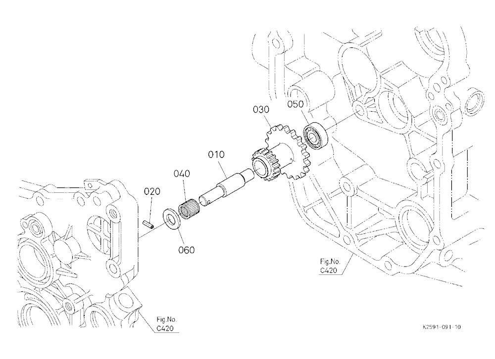 Fwd Idle Shaft