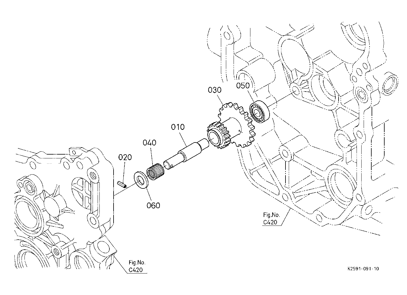 Fwd Idle Shaft