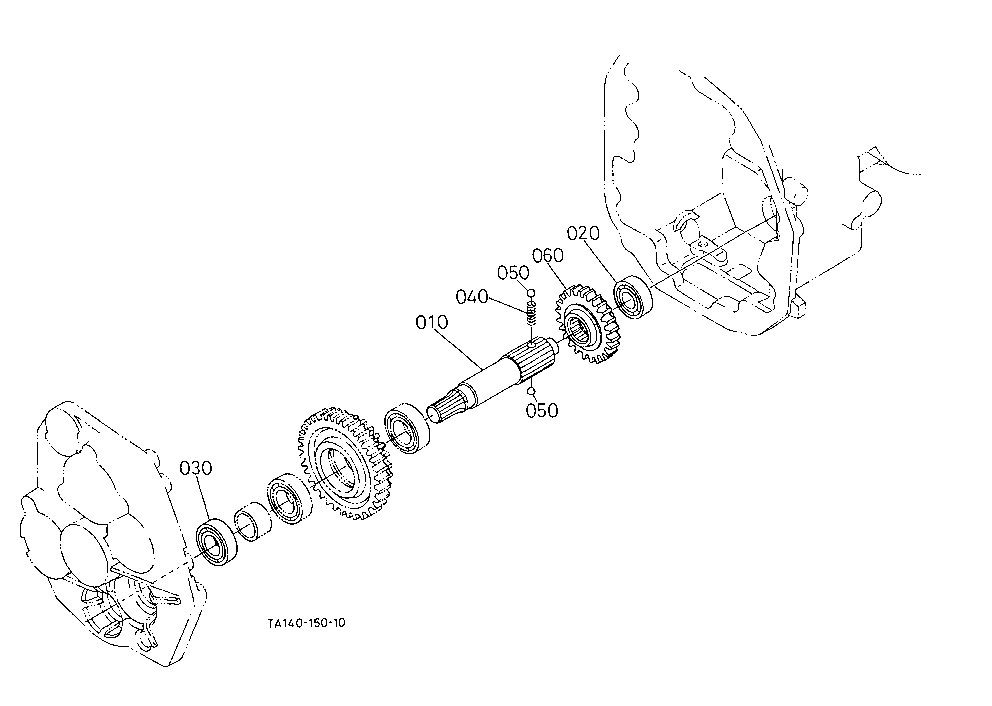 Front Wheel Drive Shaft [With Mid Pto]