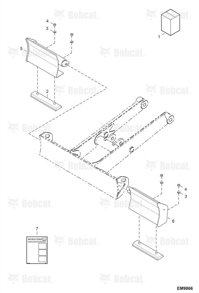 Blade Extensions Kit (Pad) (Only For Expandable Long Blade) AHNM11469 & Above