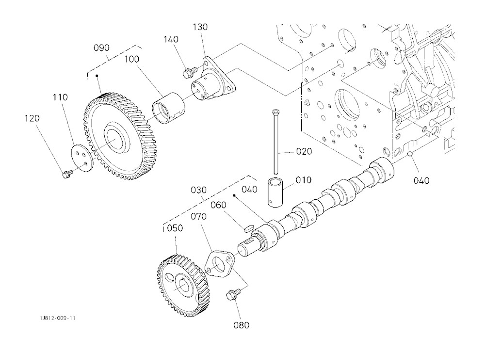 Camshaft And Idle Gear Shaft