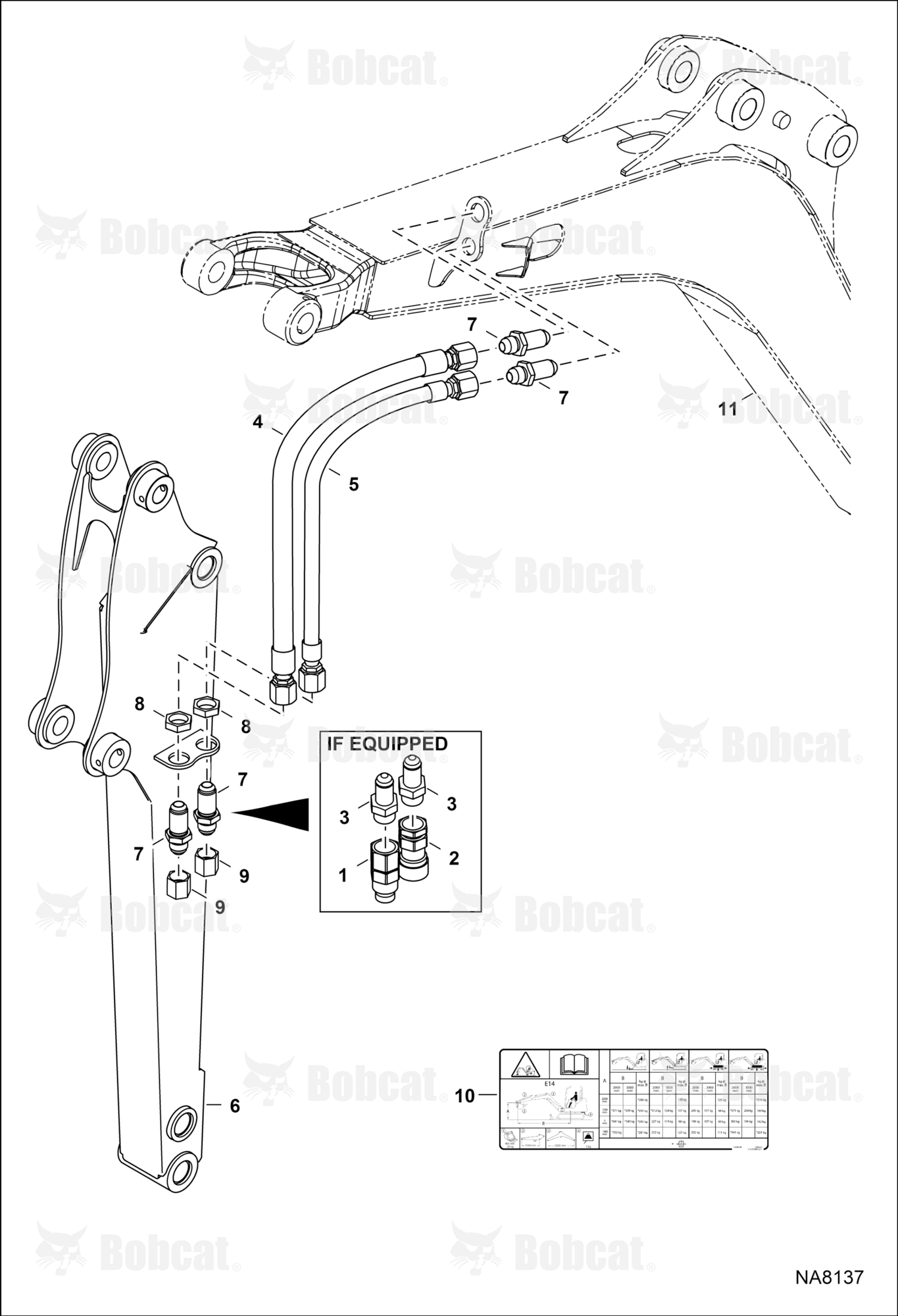 Arm (Long W/Auxiliary Plate)