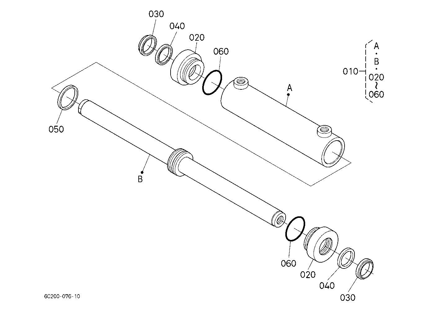 Steering Cylinder [Component Parts]