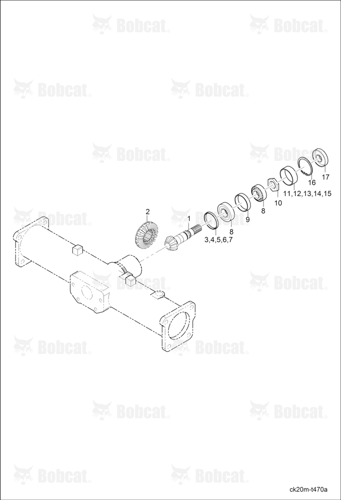 Bevel Pinion Shaft Group