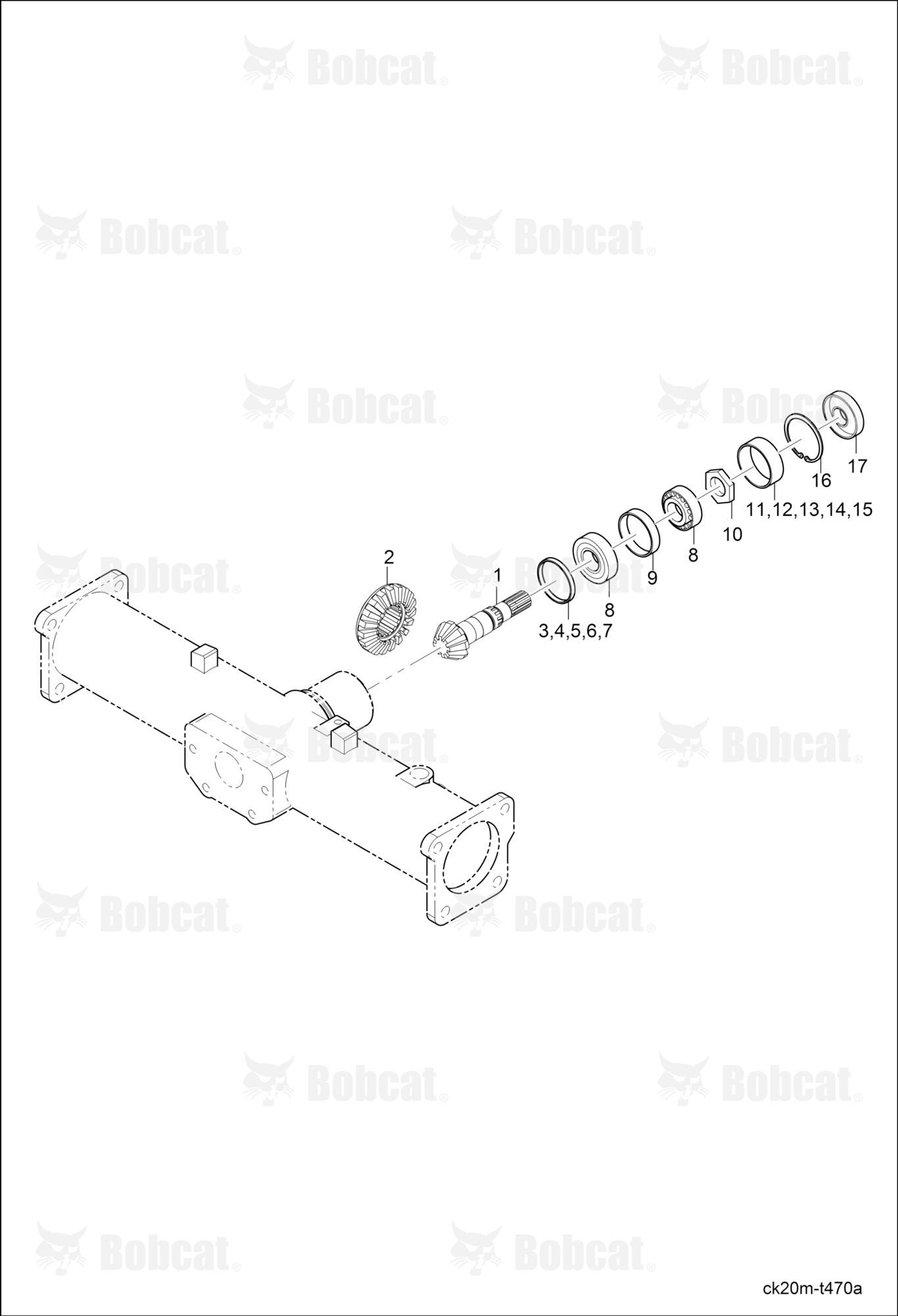 Bevel Pinion Shaft Group