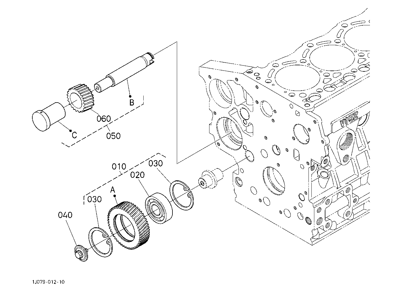 Fuel Camshaft And Governor Shaft