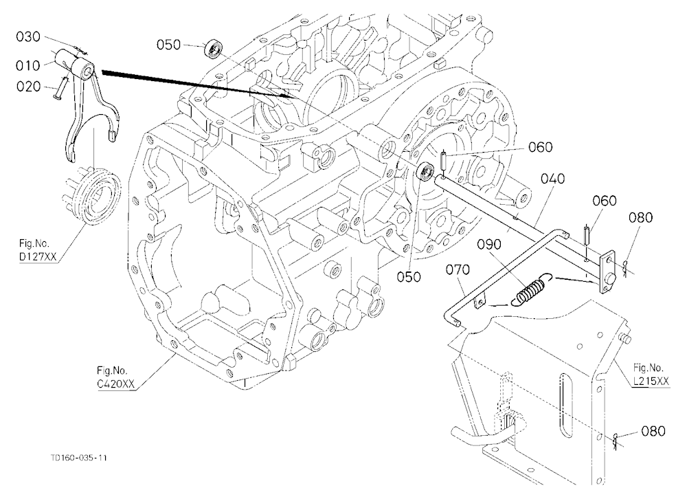 Differential Lock Shift Fork
