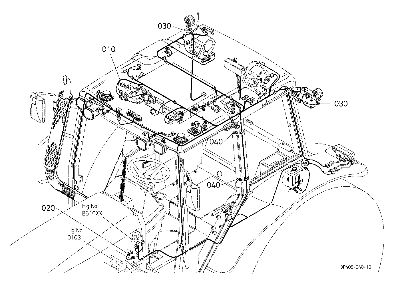 Electrical Wiring (Cab) [A] [Old Type]