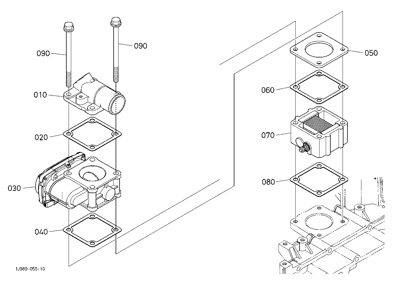Air Cleaner Flange And Throttle Valve