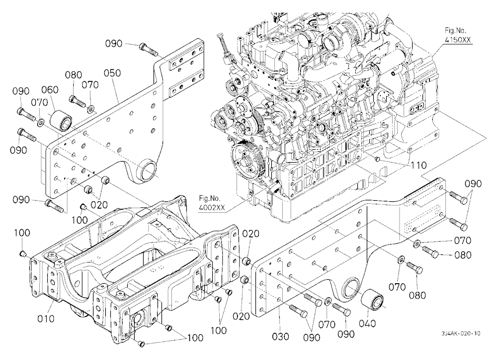 Front Axle Frame [With Front Suspension] [W/O Fron