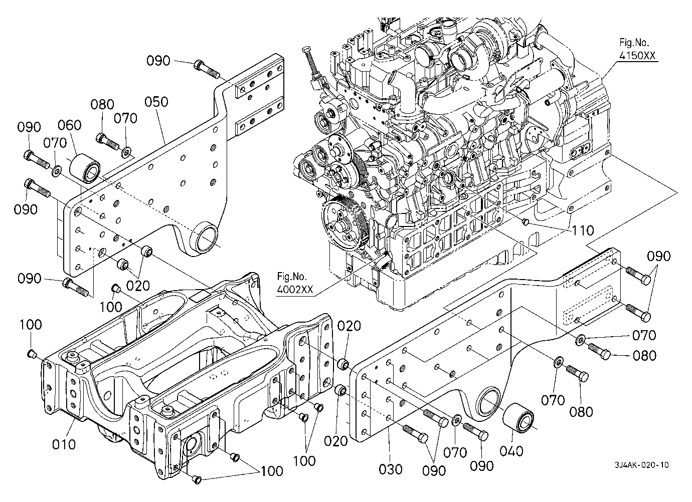 Front Axle Frame [With Front Suspension] [W/O Fron