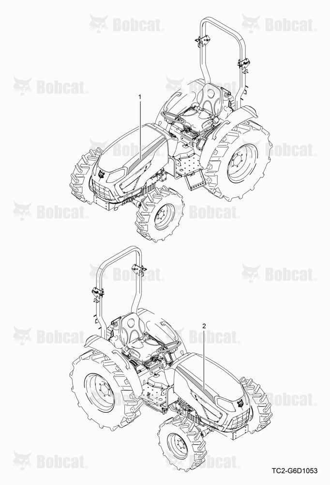 LABEL(BONNET COVER) GROUP(BOBCAT)
