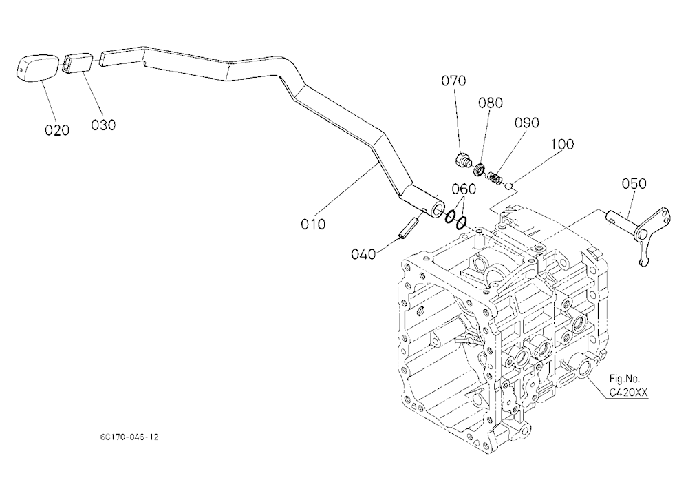 Front Wheel Drive Lever