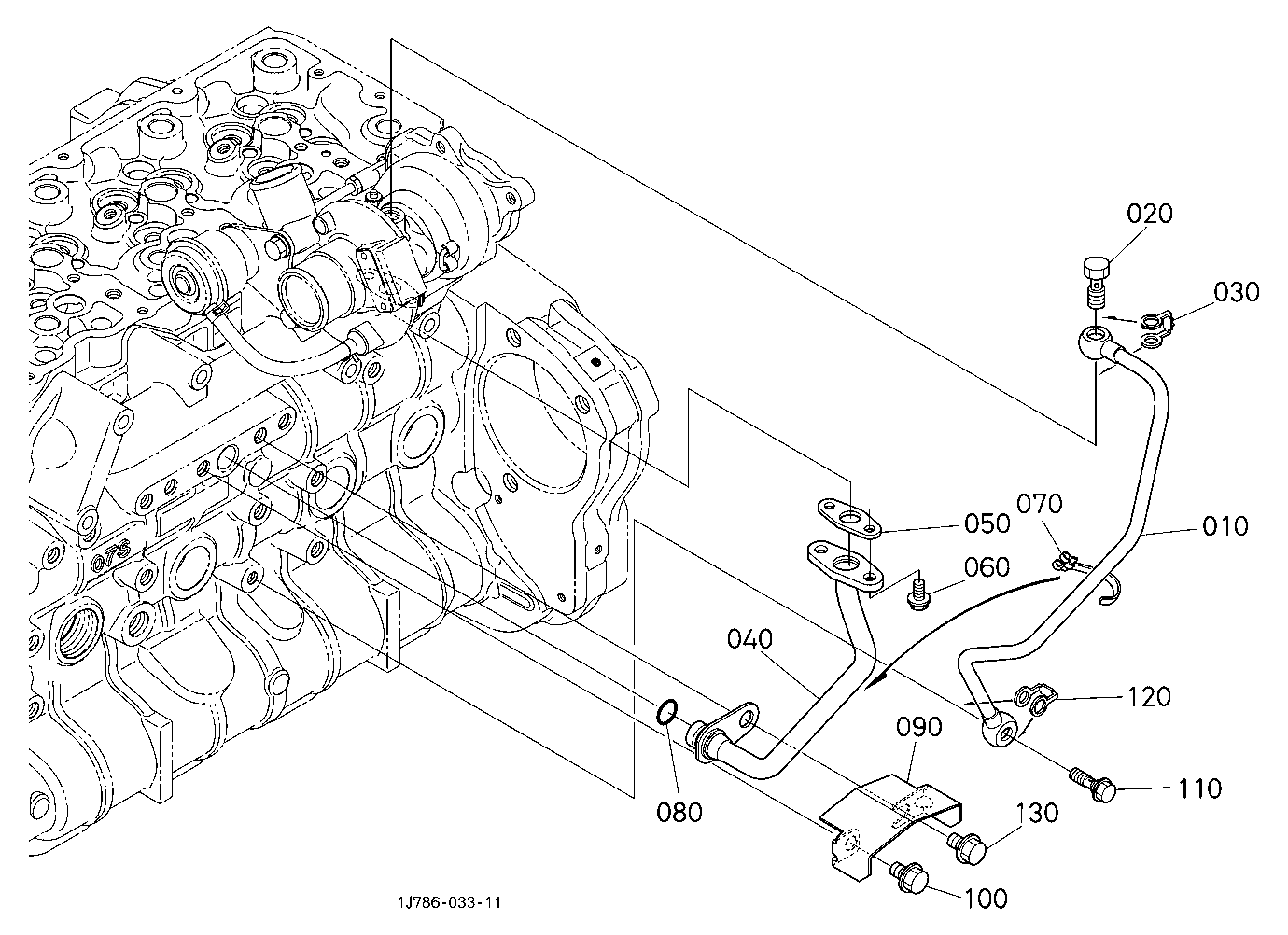 Oil Pipe (Turbo Charger)