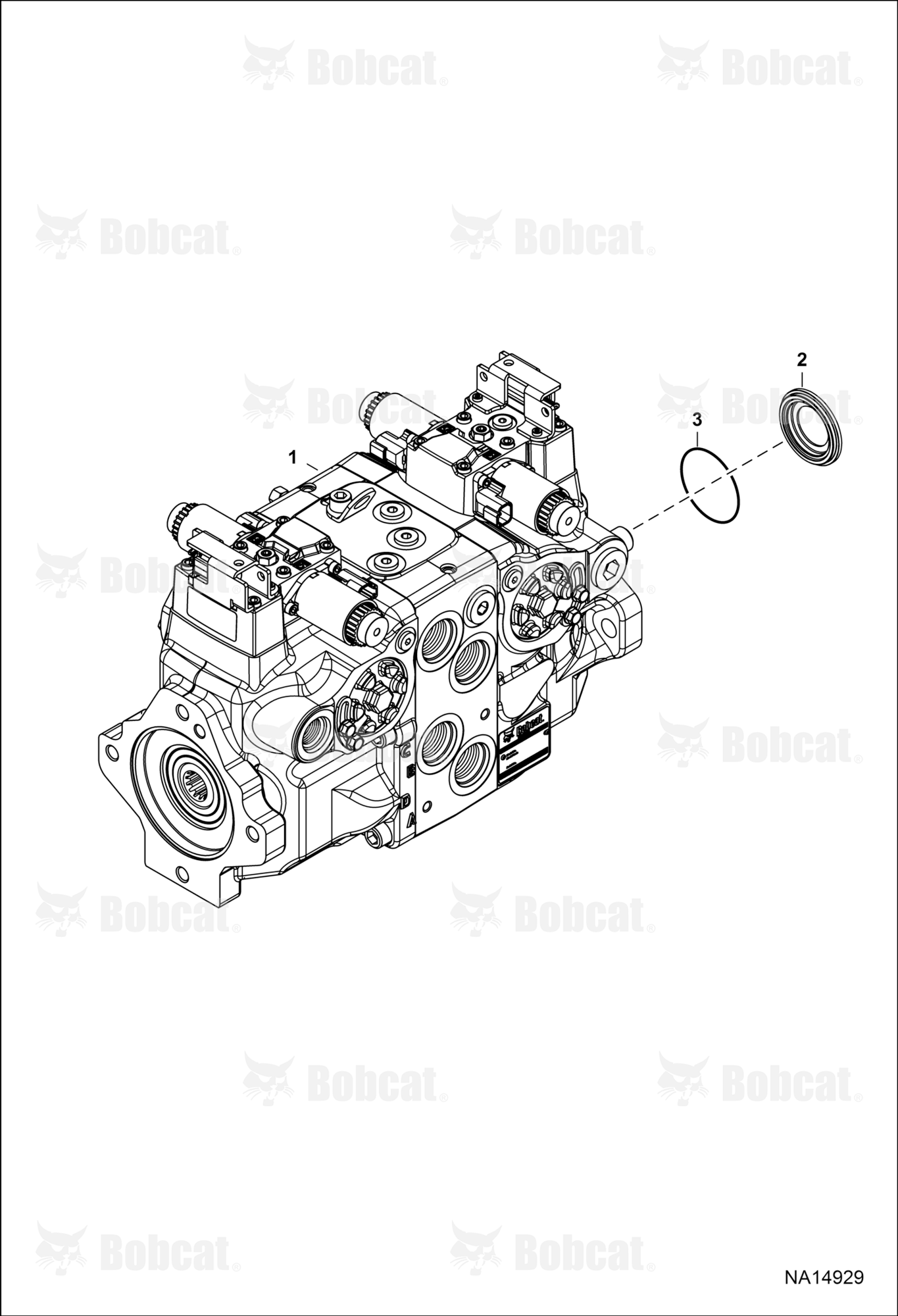 Hydrostatic Pump (Selectable Joystick Controls) (H1)  ANMN17101 - ANMN17131