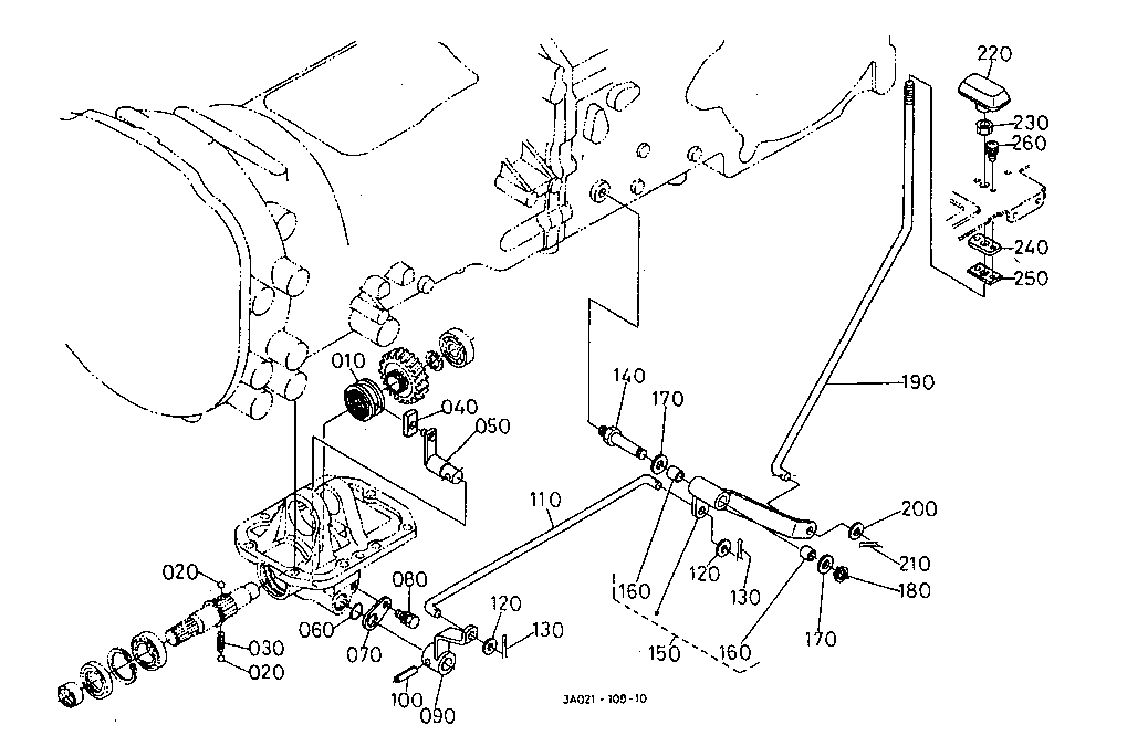 Front Wheel Drive Lever