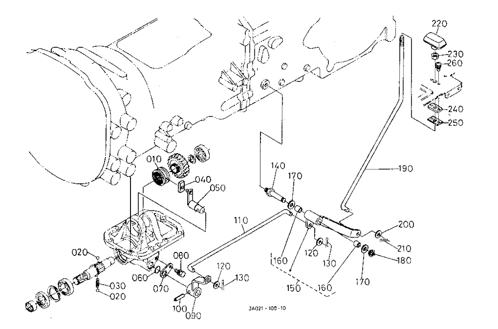 Front Wheel Drive Lever