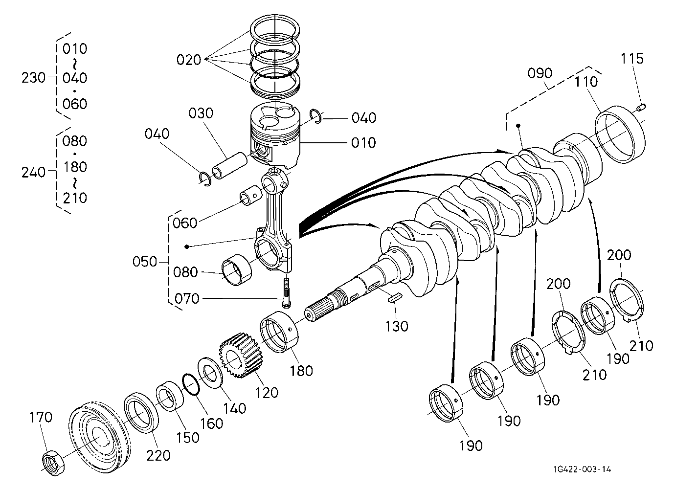 Piston And Crankshaft
