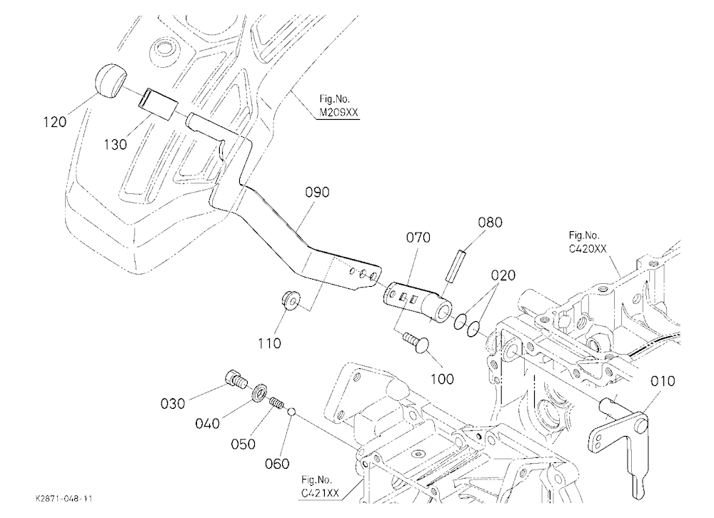 Front Wheel Drive Lever