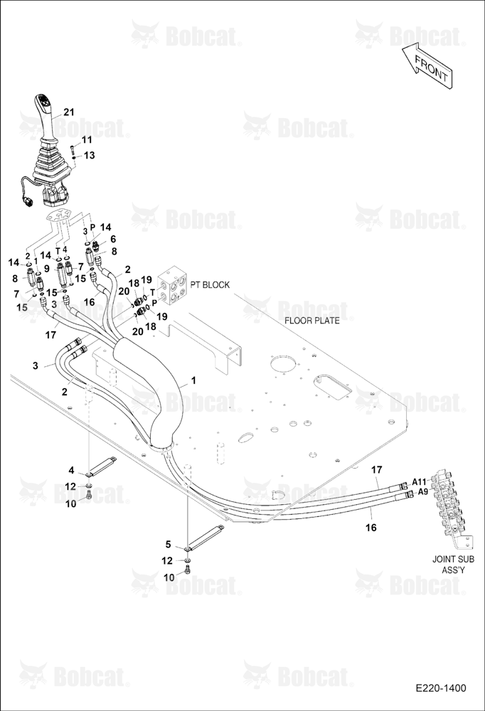 Pilot Piping (Seven)(Joystick LH)