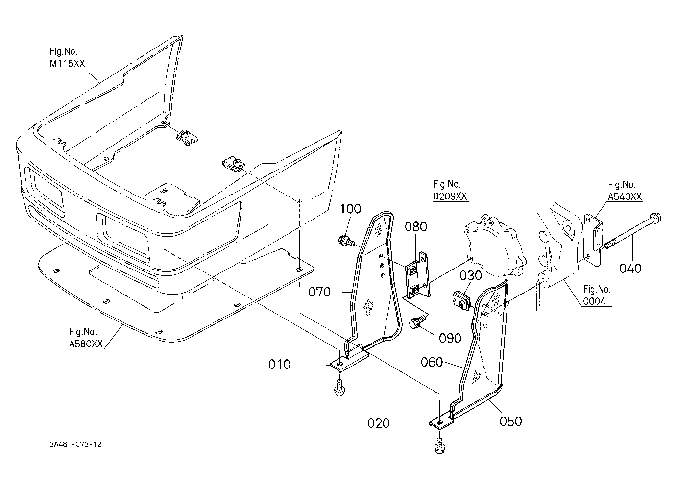 Hood(Bonnet) Side Cover [Rops Type]