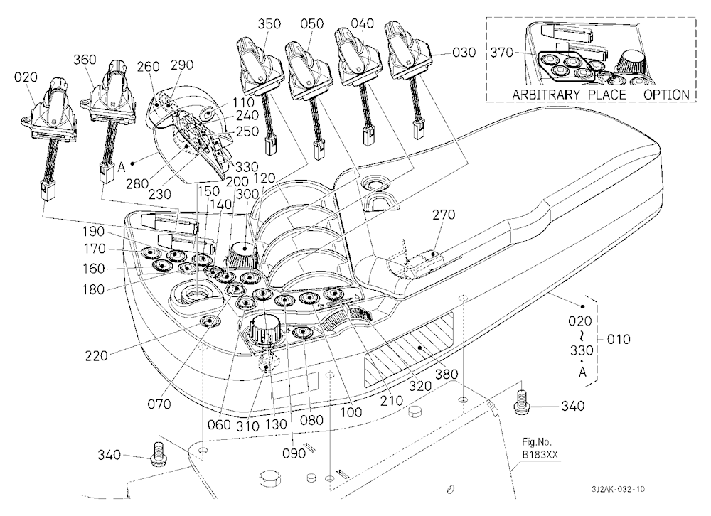 Armrest [W/O Joystick] [With Front Pto]