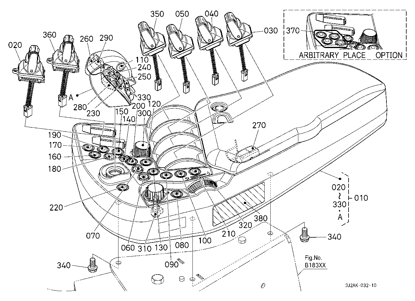 Armrest [W/O Joystick] [With Front Pto]