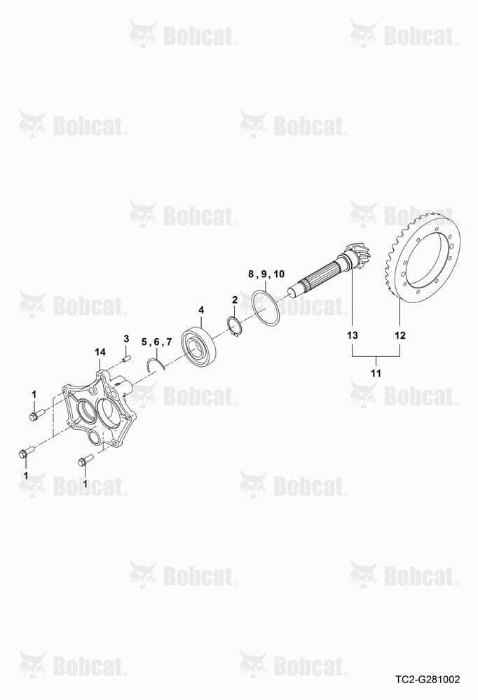 Spiral Bevel Pinion Shaft Group