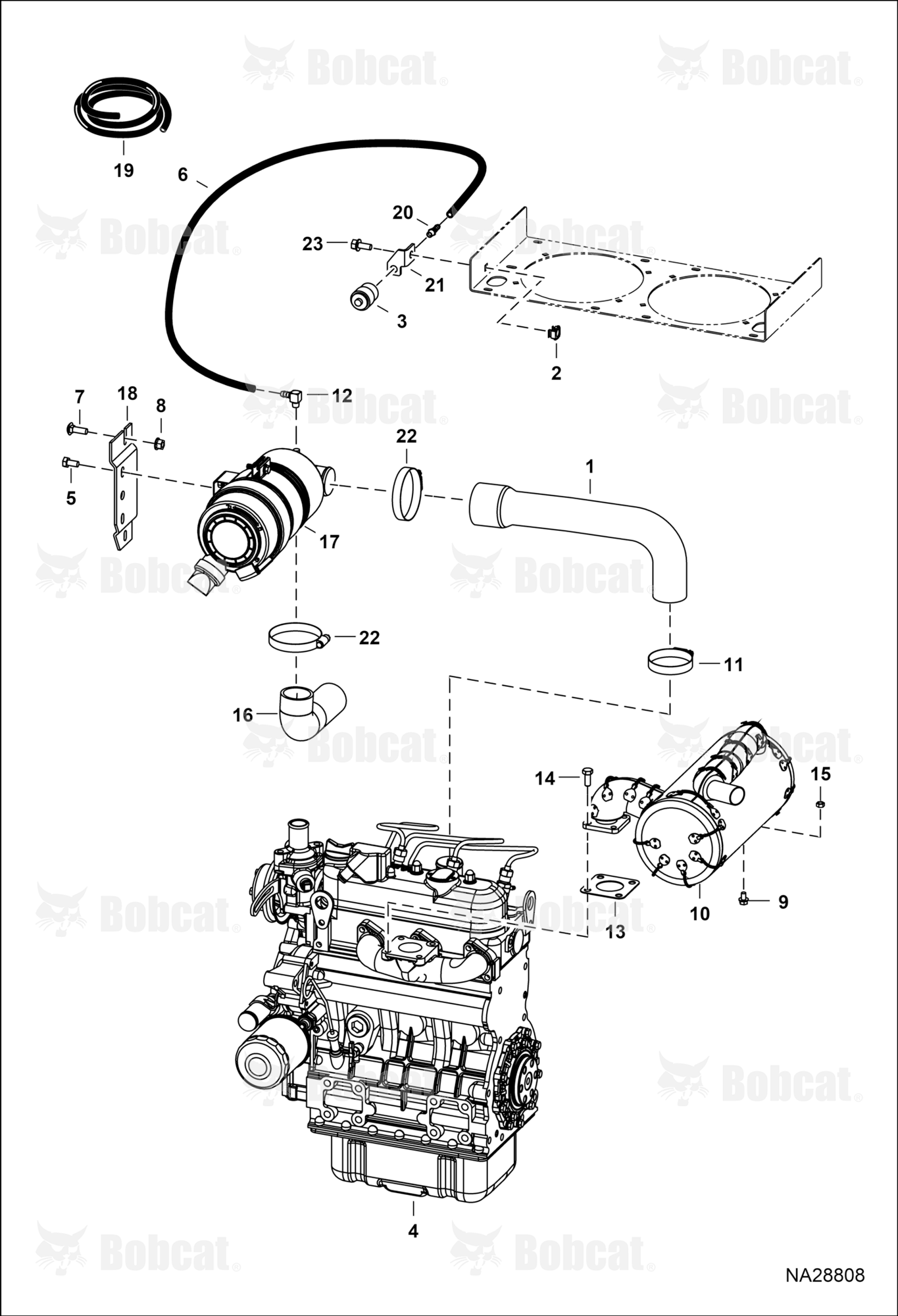 Engine & Attaching Parts (Intake & Exhaust)
