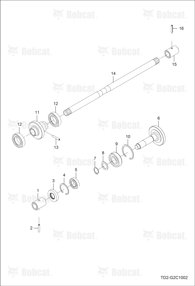PTO Input Shaft Group